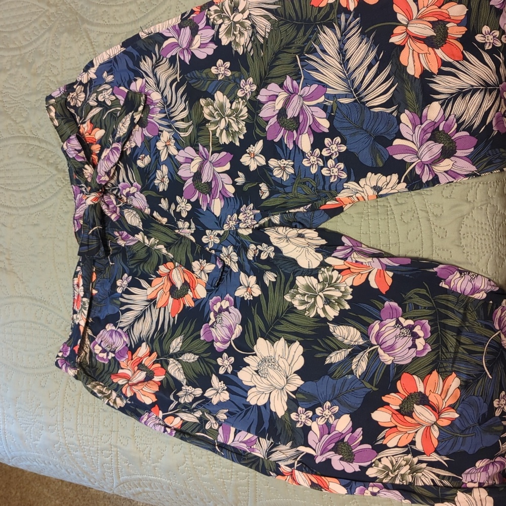 Wide leg crop pant
